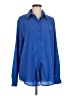PrettyLittleThing 100% Polyester Blue Long Sleeve Blouse Size 6 - photo 1