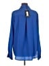 PrettyLittleThing 100% Polyester Blue Long Sleeve Blouse Size 6 - photo 2