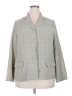 K.C. Spencer Plaid Gray Blazer Size 18W - photo 1