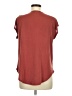 Green Envelope Burgundy Short Sleeve Top Size M - photo 2