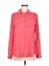 Ann Taylor LOFT 100% Polyester Solid Pink Long Sleeve Blouse Size M - photo 1