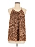 Rebecca Taylor 100% Polyester Brown Sleeveless Blouse Size M (estimated) - photo 1