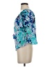 Lilly Pulitzer 100% Rayon Blue Short Sleeve Blouse Size S - photo 5