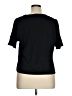 Modern Works Black Short Sleeve Blouse Size XL - photo 2