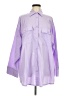 ASOS Design Color Block Purple 3/4 Sleeve Blouse Size 6 - photo 1