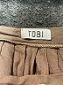 TOBI 100% Viscose Solid Gray Casual Skirt Size S - photo 4