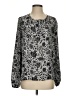 B Collection by Bobeau 100% Polyester Black Long Sleeve Blouse Size S - photo 1