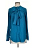 Atlein Collective 100% Polyester Teal Long Sleeve Blouse Size 0 - photo 1