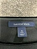 Lands' End Floral Black Casual Dress Size S - photo 7