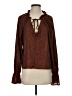 Minkpink Brown Long Sleeve Blouse Size XS - photo 1