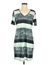 Unbranded Stripes Teal Casual Dress Size M - photo 1