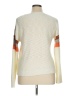 Noelle 100% Acrylic Chevron-herringbone Ivory Pullover Sweater Size XL - photo 2