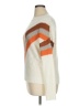 Noelle 100% Acrylic Chevron-herringbone Ivory Pullover Sweater Size XL - photo 5