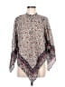 Rosetta Getty 100% Cotton Paisley Ivory Poncho Size M - photo 1