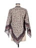 Rosetta Getty 100% Cotton Paisley Ivory Poncho Size M - photo 2
