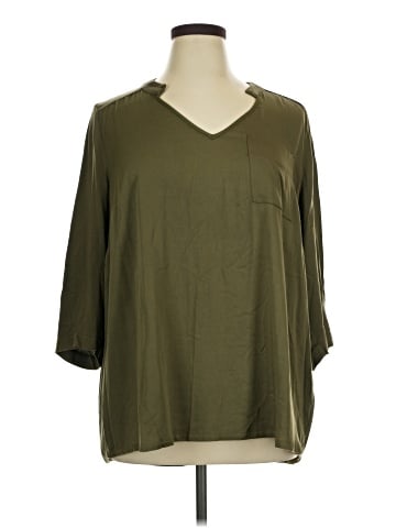 Lisa Rinna 3/4 Sleeve Blouse (view 1)