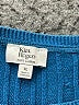 Kim Rogers 100% Cotton Color Block Blue Pullover Sweater Size XL - photo 7