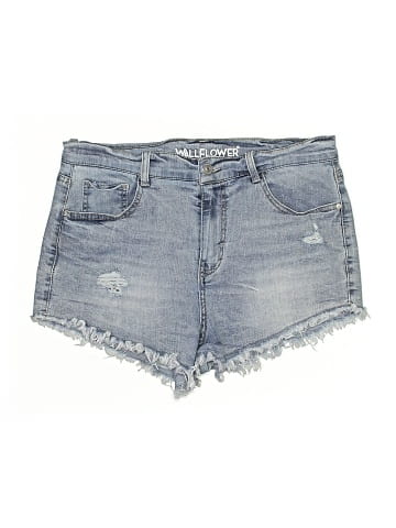 Wallflower Denim Shorts (view 1)