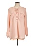 Nygard 100% Polyester Pink Long Sleeve Blouse Size L - photo 1