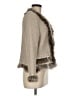 St. John Couture Tweed Gray Faux Fur Jacket Size 8 - photo 4