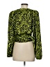 Ronny Kobo 100% Polyester Green Long Sleeve Blouse Size 2 - photo 2