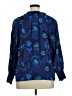 Sugarlips 100% Rayon Paisley Blue Long Sleeve Blouse Size 1X - photo 2