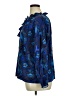Sugarlips 100% Rayon Paisley Blue Long Sleeve Blouse Size 1X - photo 5