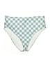 Summersalt Checkered-gingham Blue Swimsuit Bottoms Size 12 - photo 1