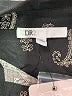 DR2 100% Rayon Paisley Black Long Sleeve Blouse Size 2X - photo 7