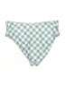 Summersalt Checkered-gingham Blue Swimsuit Bottoms Size 12 - photo 2