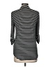 Calvin Klein Stripes Black 3/4 Sleeve Blouse Size M - photo 2