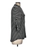 Calvin Klein Stripes Black 3/4 Sleeve Blouse Size M - photo 4