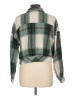 Unbranded 100% Polyester Plaid Green Jacket Size L - photo 2