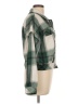 Unbranded 100% Polyester Plaid Green Jacket Size L - photo 4