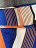 Unbranded Stripes Orange Short Sleeve Blouse Size XL (estimated) - photo 7