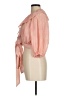 AMUR 100% Recycled Polyester Pink 3/4 Sleeve Blouse Size M - photo 5