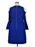 Eliza J Solid Blue Cocktail Dress Size 16 - photo 2