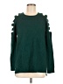 Questions 100% Acrylic Green Pullover Sweater Size M - photo 1