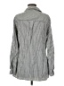 Max Studio Stripes Gray Long Sleeve Blouse Size M - photo 2