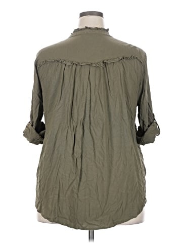 Sundance 3/4 Sleeve Button-Down Shirt (view 2)