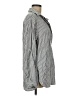 Max Studio Stripes Gray Long Sleeve Blouse Size M - photo 4