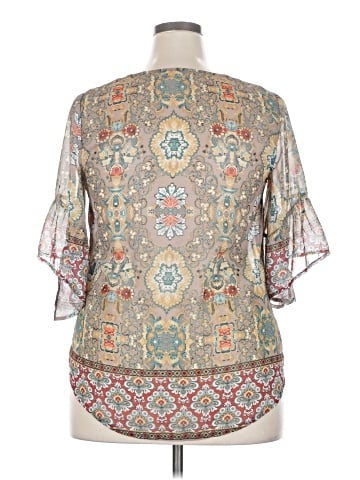 One World Short Sleeve Blouse (view 2)