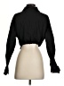 A.L.C. Black Long Sleeve Blouse Size 2 - photo 2