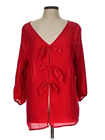 Sweet Pea for New York & Company 3/4 Sleeve Blouse (view 1)