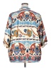 Umgee Paisley Blue 3/4 Sleeve Blouse Size 2X - photo 2