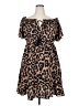 Unbranded 100% Polyester Animal Print Brown Casual Dress Size 2X - photo 1
