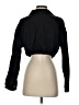 A.L.C. 100% Cotton Black 3/4 Sleeve Blouse Size 4 - photo 2