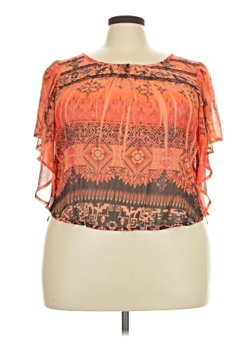 Live and Let Live Short Sleeve Blouse (view 1)