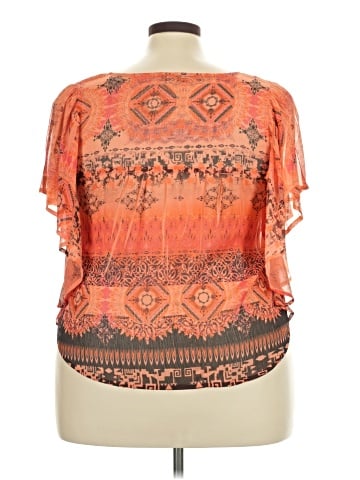 Live and Let Live Short Sleeve Blouse (view 2)