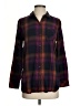 J.Jill Plaid Purple Long Sleeve Button-Down Shirt Size XS - photo 1